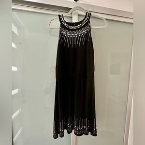 WHBM Party dress with metallic accents